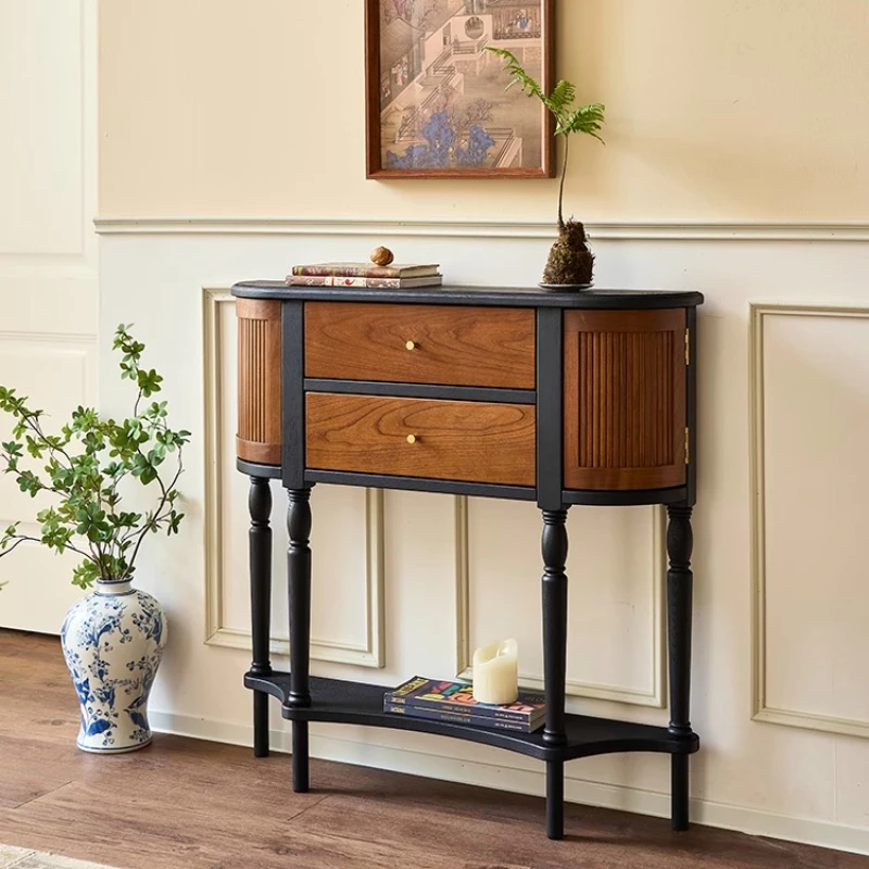 

Solid Wood Nordic Living Room Cabinets Display Storage Organizer Showcase Cabinet Drawers Entrance Cajonera Home Furniture