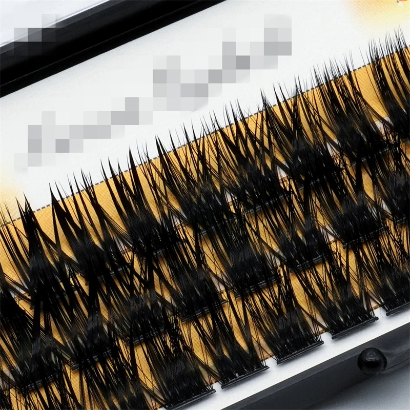 36 grupos de pestañas postizas 40D, individuales, segmentadas, naturales, fáciles de usar para extensiones 4