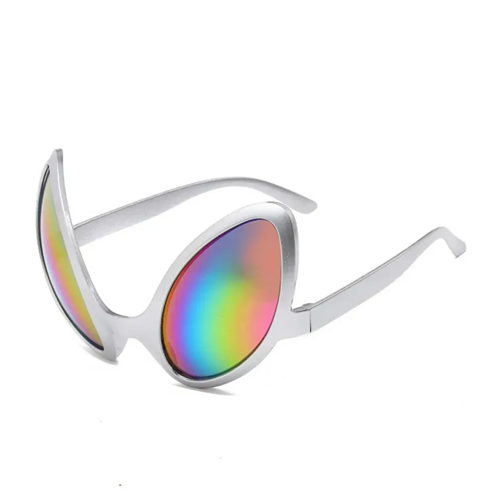 Lustige Alien-Brille für Erwachsene, Kinder, Urlaub, Party, Sonnenbrille, Halloween, Regenbogen-Linsen, ET-Sonnenbrille, Schattierungen, modische Brillen О – Detail 2