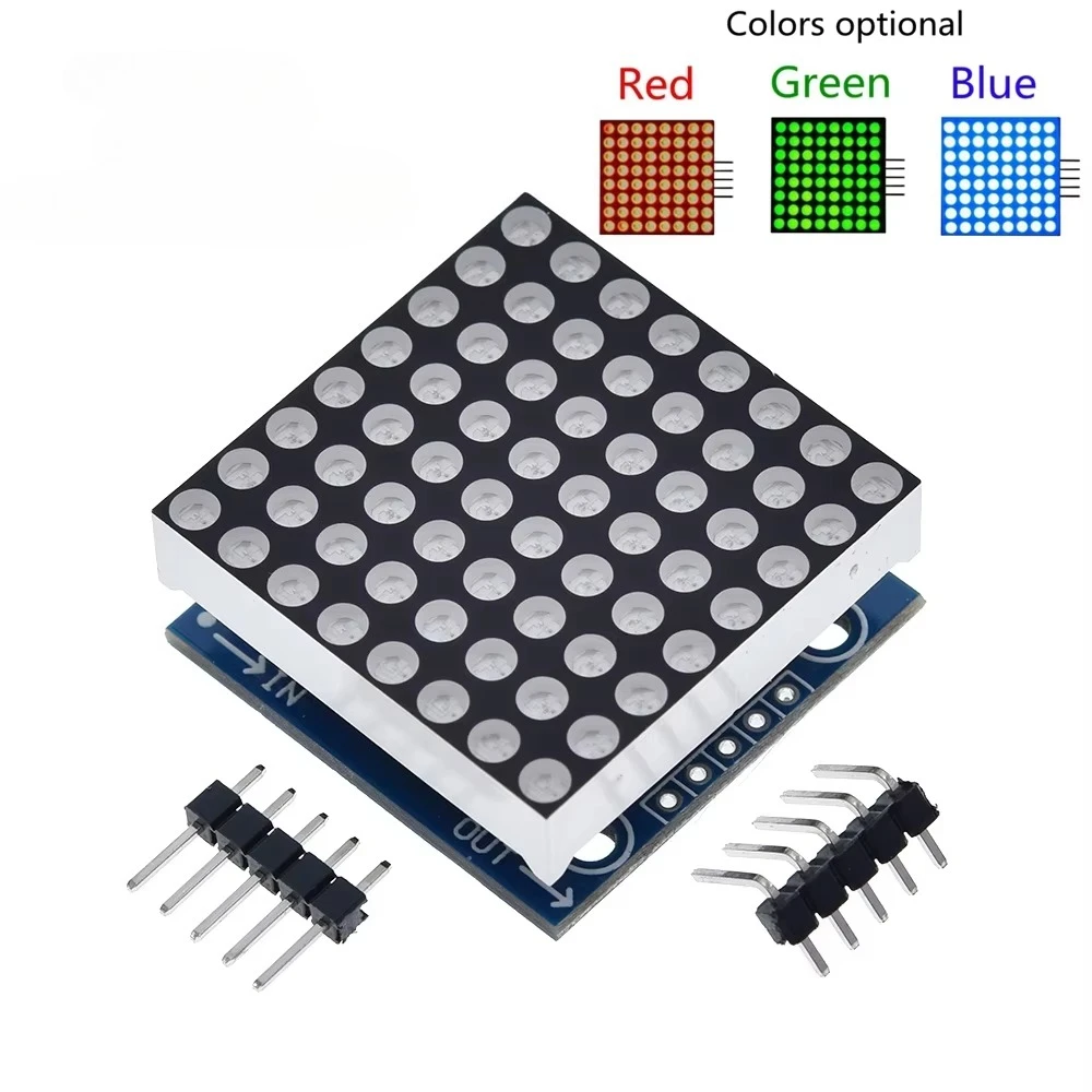 1/3 MAX7219 dot matrix module control module display module finished product