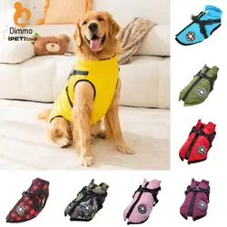 Waterproof Warm Dog Jacket Vest Winter Dog Clothes With Harness French-Bulldog Coat Pet Costume for Small Large Dogs Chihuahua