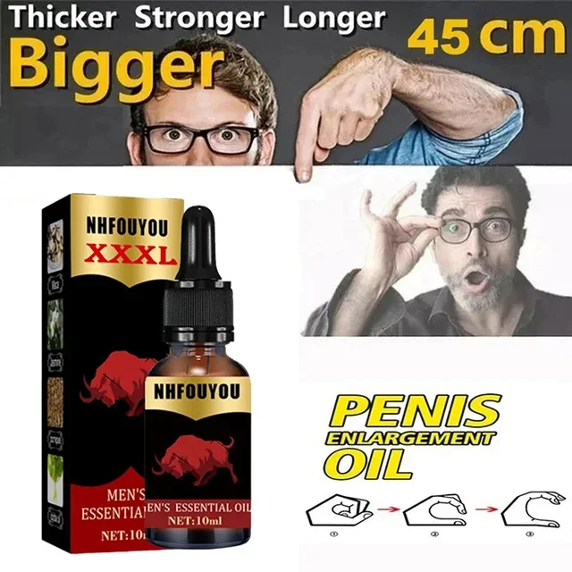 

Penis Enlargment oil Thickening Growth Enlargement Massage Men's Cock Erection Lubricant Lncrease XXL Plant Extracts Massage Oil