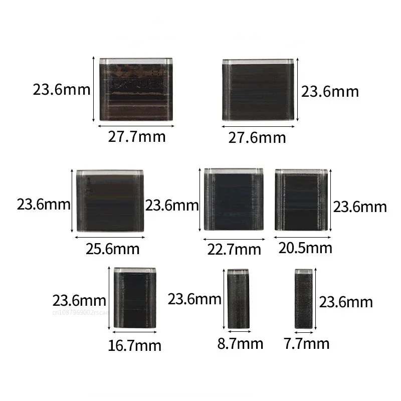 7types DIY Belt Flat Mouth Punching Handmade Leather Craft Elliptic Punch Blade for Belt Make A Hole Tools Cutter Mold Cut Die
