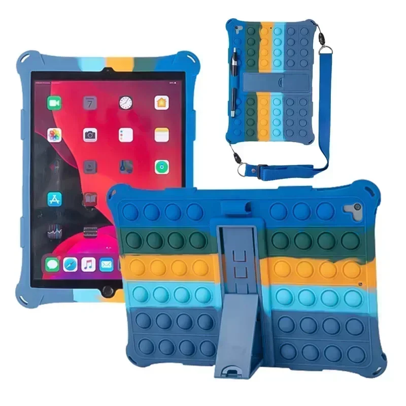 

Чехол для планшета iPad 9,7 2018 2017 5th 6th Funda Kids Чехол-подставка для iPad Air 5 4 10,2 7-го 8, 9-го 10-го поколения Pro 11 Чехол