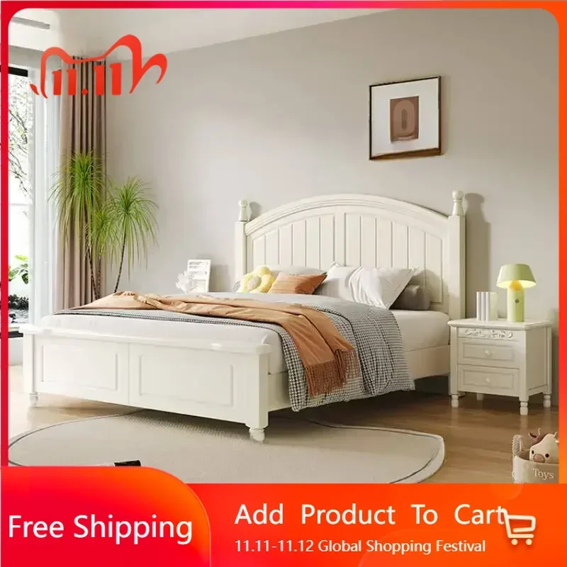 Camas de Almacenamiento de Madera Creativas con Cajones, Bases de Cama Nórdicas Únicas, Cabeceros, Camas Matrimoniales, Muebles Únicos