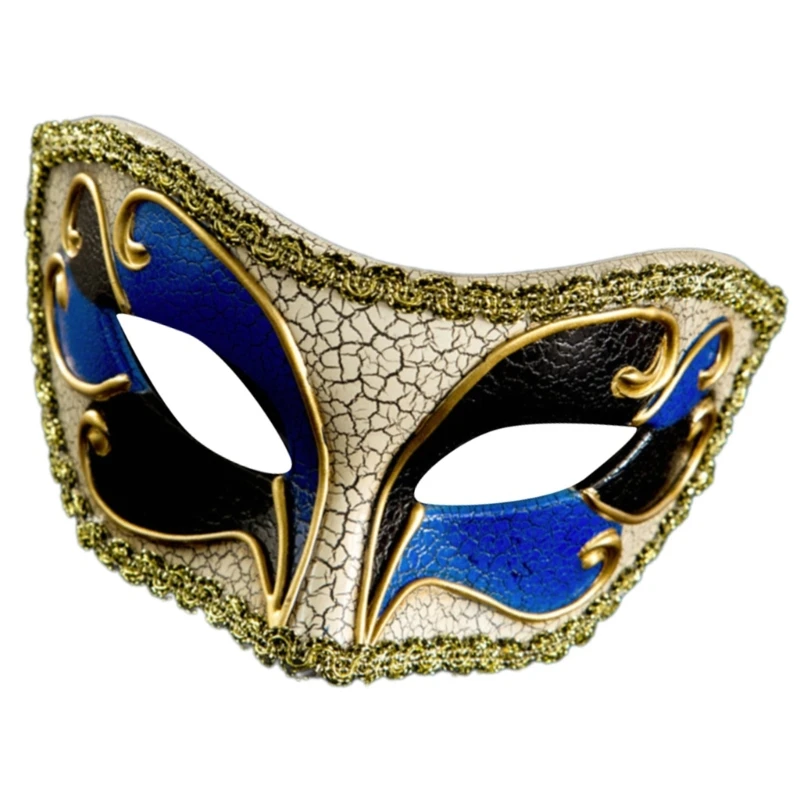 Hombre Mujer Mascarada Media Cara Halloween Eyemask Mascarada Disfraz Decoración