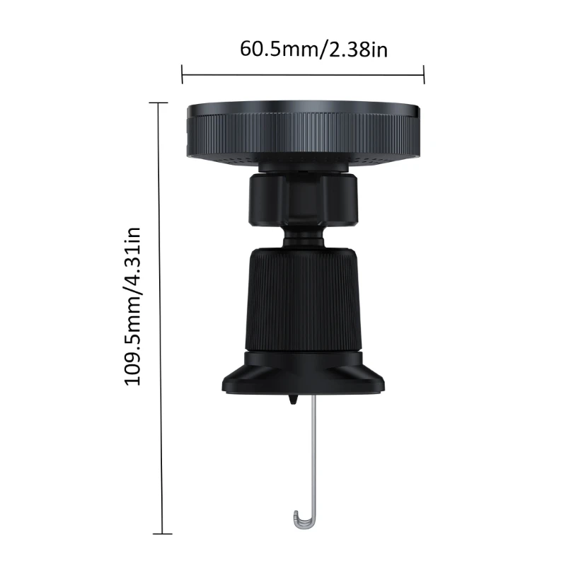 แท่นชาร์จโทรศัพท์มือถือในรถยนต์ 15W การดูดซับแม่เหล็กสำหรับ 15 14 13 12