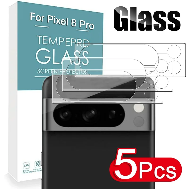 Camera Lens Protector for Googel Pixel 8 Pro Anti-scratch Rear Lens Protective Film Clear Tempered Glass for Google Pixel 8 Pro