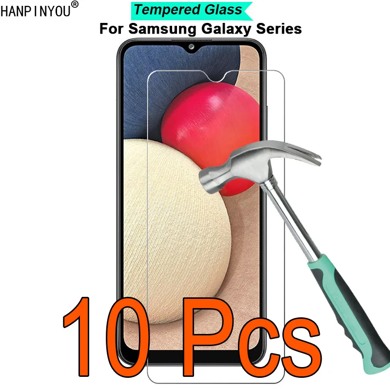 10 Pcs/Lot For Samsung Galaxy Jump A04 A04S M02s M02 A12 A32 M12 5G 9H 2.5D Toughened Tempered Glass Film Screen Protector Guard