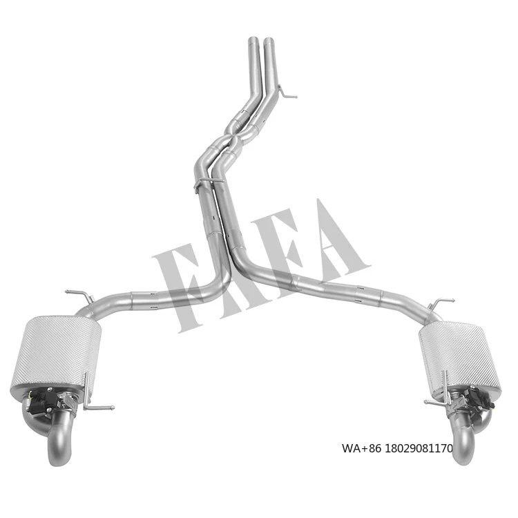 

Для A7 C8 3.0T 2023 (австралийская версия) — выхлопная система с двойным одинарным выходом и электроклапаном, высокопроизводительная выхлопная труба