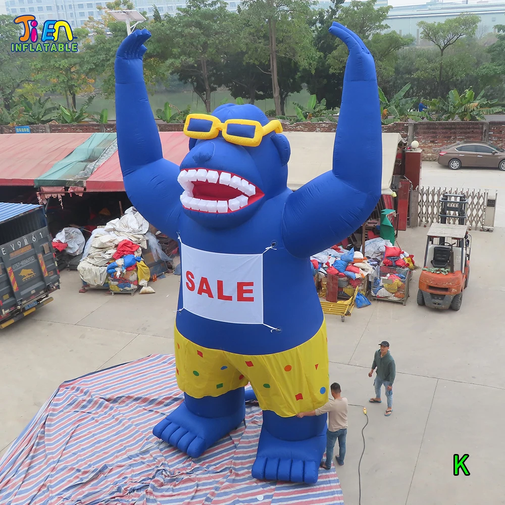 

20ft High Giant Inflatable Gorilla Model Inflatable Orangutan Advertising Cartoons for Sale