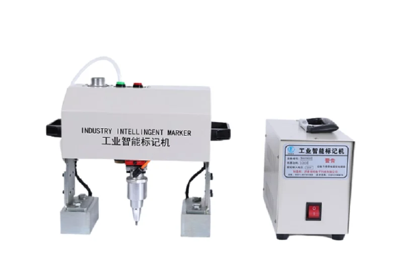 

Pneumatic Dot Peen Marking Machine Eetal Engraving Machinery for Nameplate Metal Serial Numbers Engraving Machine