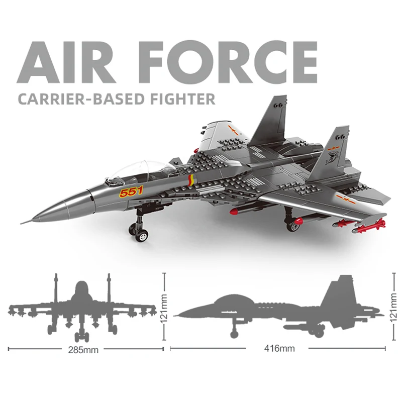 Unsichtbarer Kampfhubschrauber, zusammengebautes Spielzeug für Kinder, Geschenkmodelle für Jungen, Bausteine für amphibische Verkehrsflugzeuge