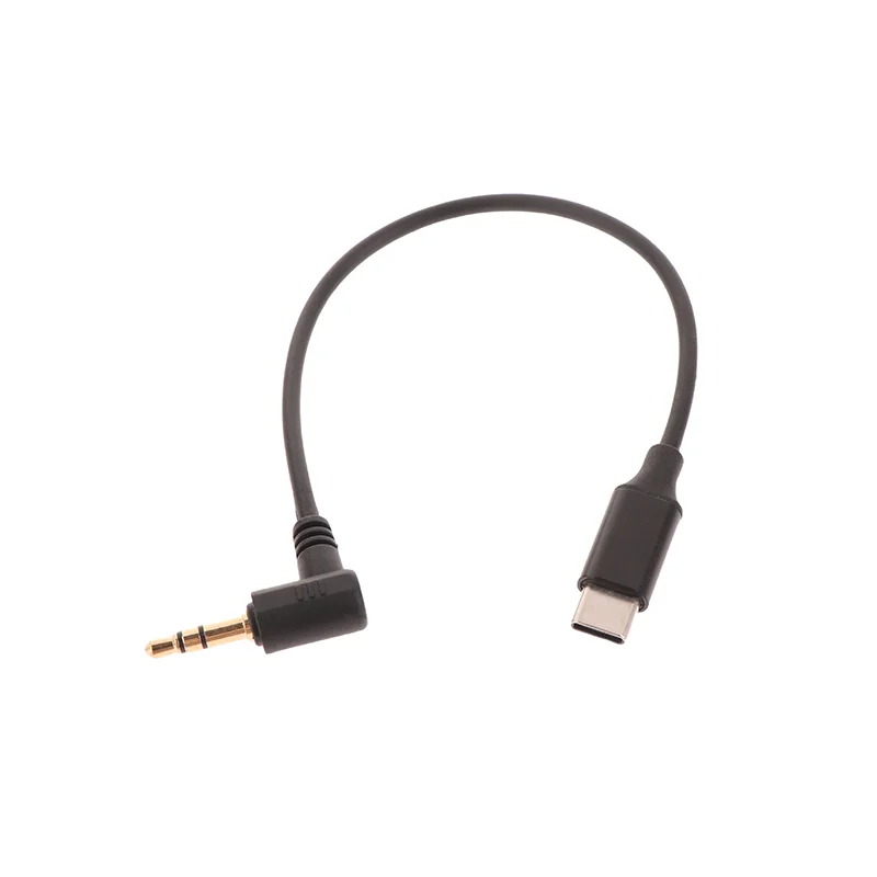 15 Plus Pro Max & Mic 2 Compatible Adapter Cable; 3.5mm TRS to Type-C with Radio Collar Clip-On Mic