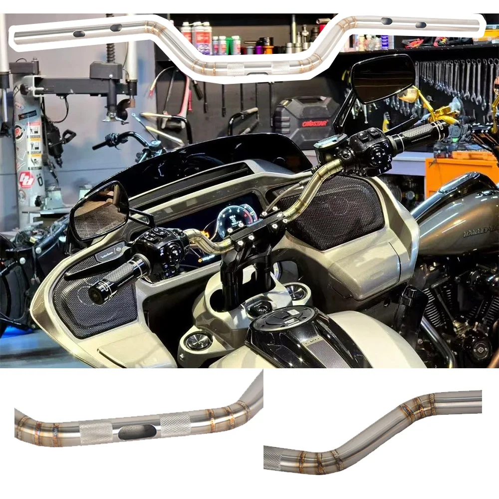 

Motorcycle Accessories High Quality 5" Welded Stainless Steel Welding Handlebar for Harley Touring 2023.5-2025