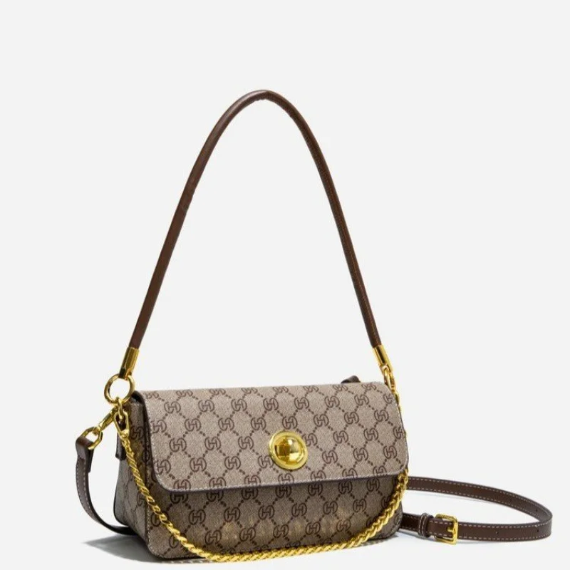 

Роскошная женская сумка известного дизайнера, модная кожаная большая сумка, элегантная сумка через плечо в классическом стиле