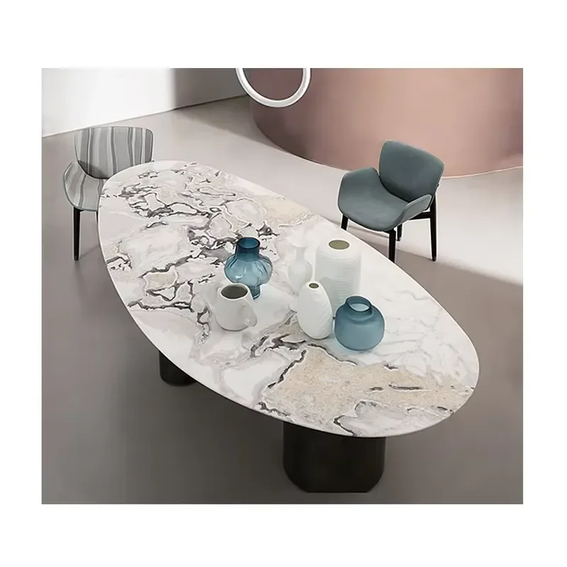 Low Price Custom Marble Dining Tables Modern Marble Top Dining Table