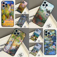 Claude Monet Garden Lotus Bridge Case For Honor Magic 7 5 6 Lite Honor 400 200 Pro 50 70 90 X8 X9 X8a X8b X9a X9b X9c Cover