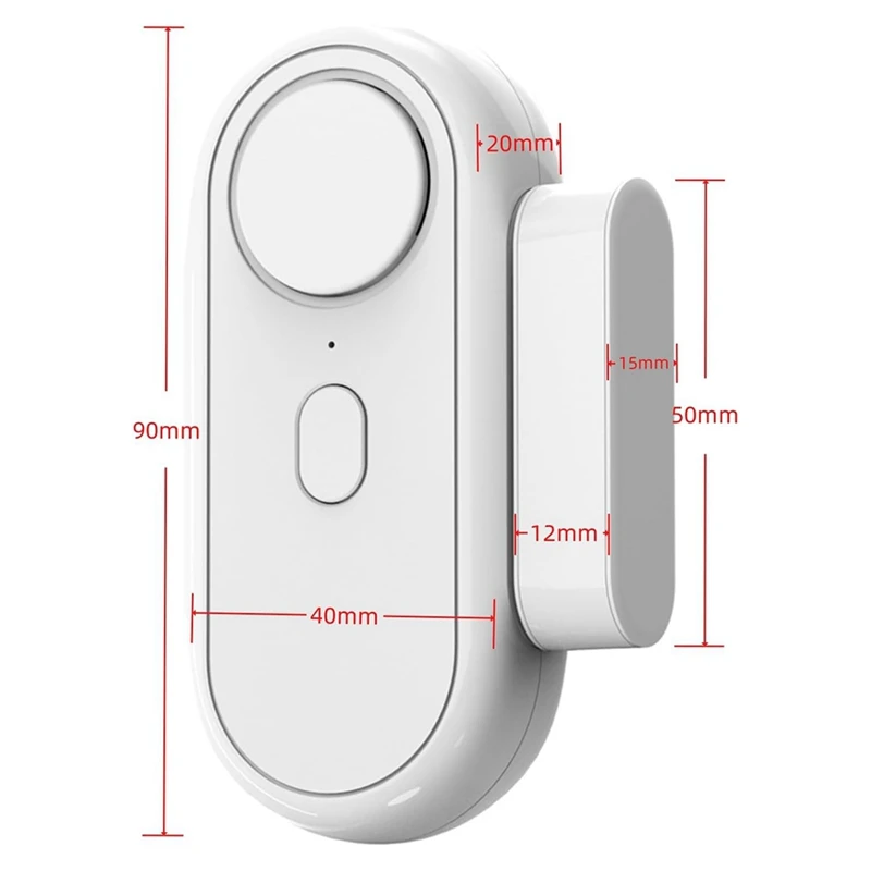 Alarma de ventana de puerta, alarmas de puerta para seguridad de niños, alarmas de piscina de ventana para el hogar, antirrobo/timbre/recordatorio de pitido de cierre