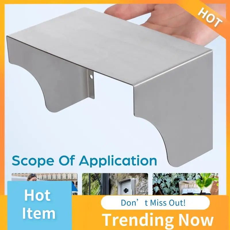 

Top Deals Stainless Steel Protection Rain Waterproof Metal Cover Door Lock Cover Forcontrol Machine System Reader Doorbell Socke
