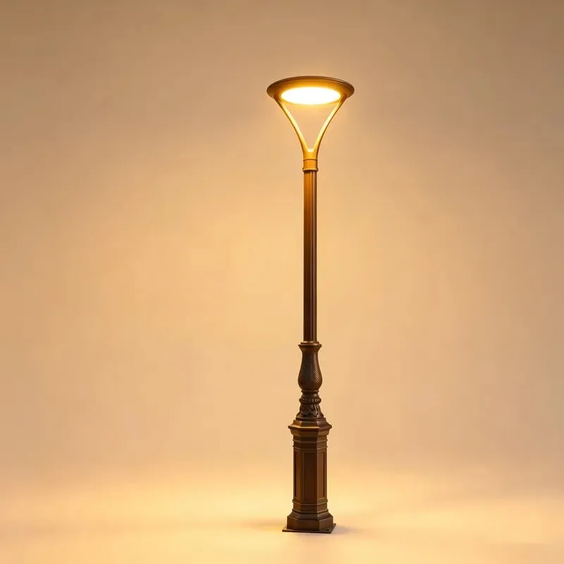 European LED Garden Light Waterproof Outdoor Lamp Post with Motion Sensor Garden Decoration Lighting