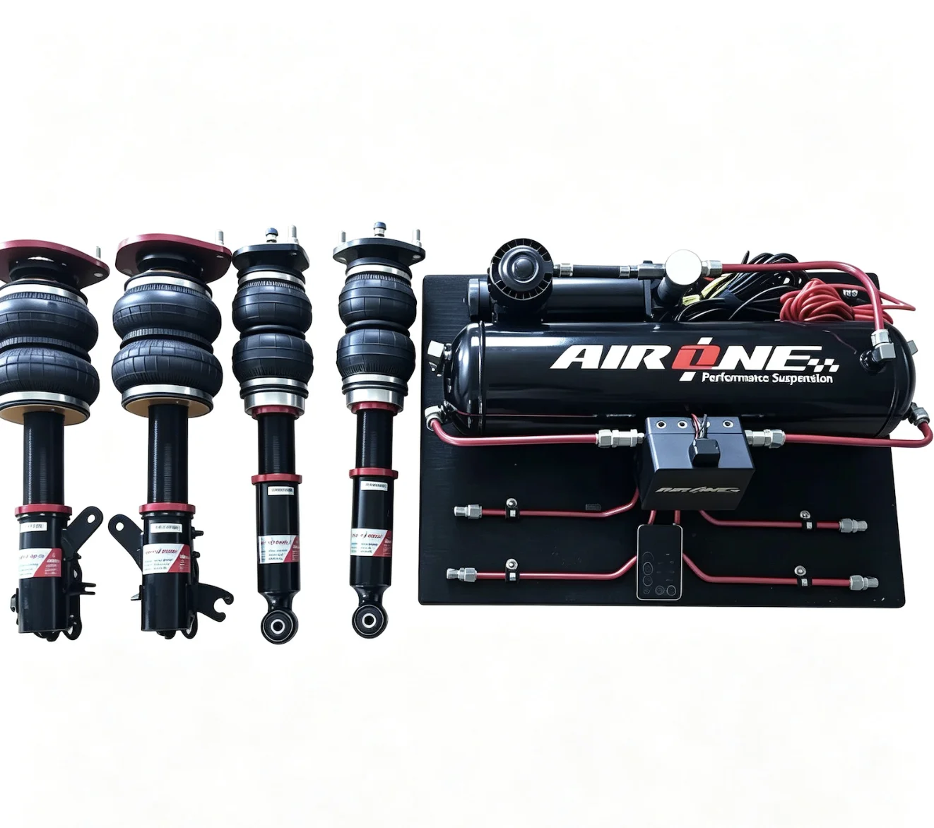 Air Suspension Control System 32 Ways Damping Adjustable Low Height Fully Compressible