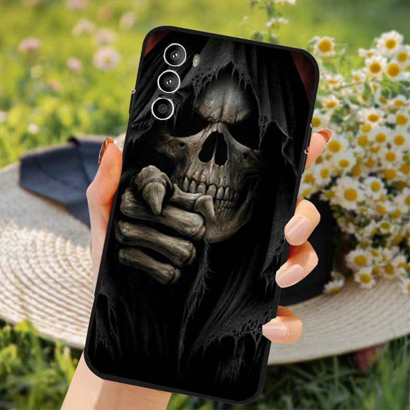 Grim Reaper Skull Art Phone Case for Moto G84 G22 G32 G42 G52 G62 G53 G72 G60 G60S G100 G10 G20 G30 G13 G50 G 5G G Pure