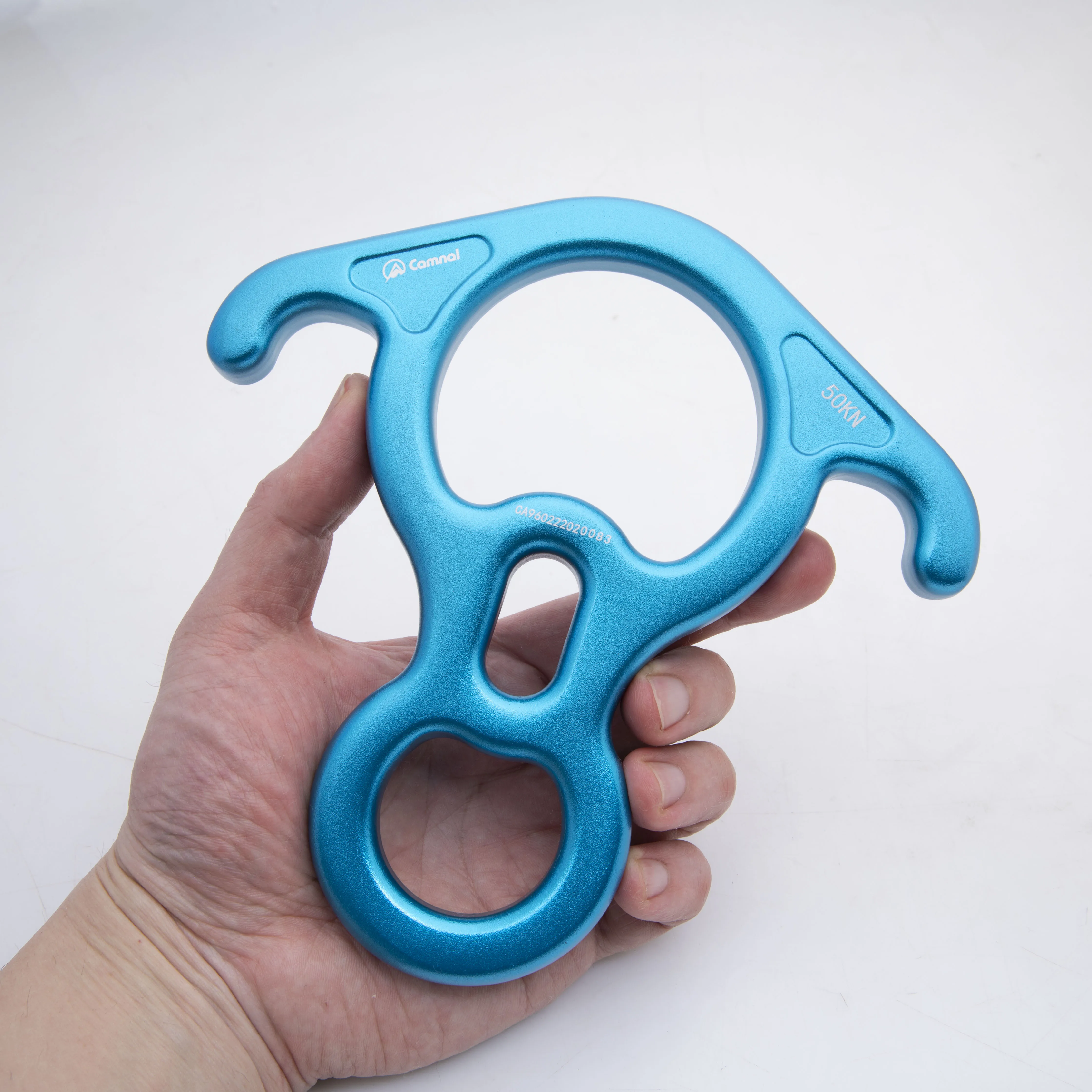 Camnal 50kN Rescue Figure 8 Descender for Fall Protection for Rappelling Belaying Mountaineering view 5