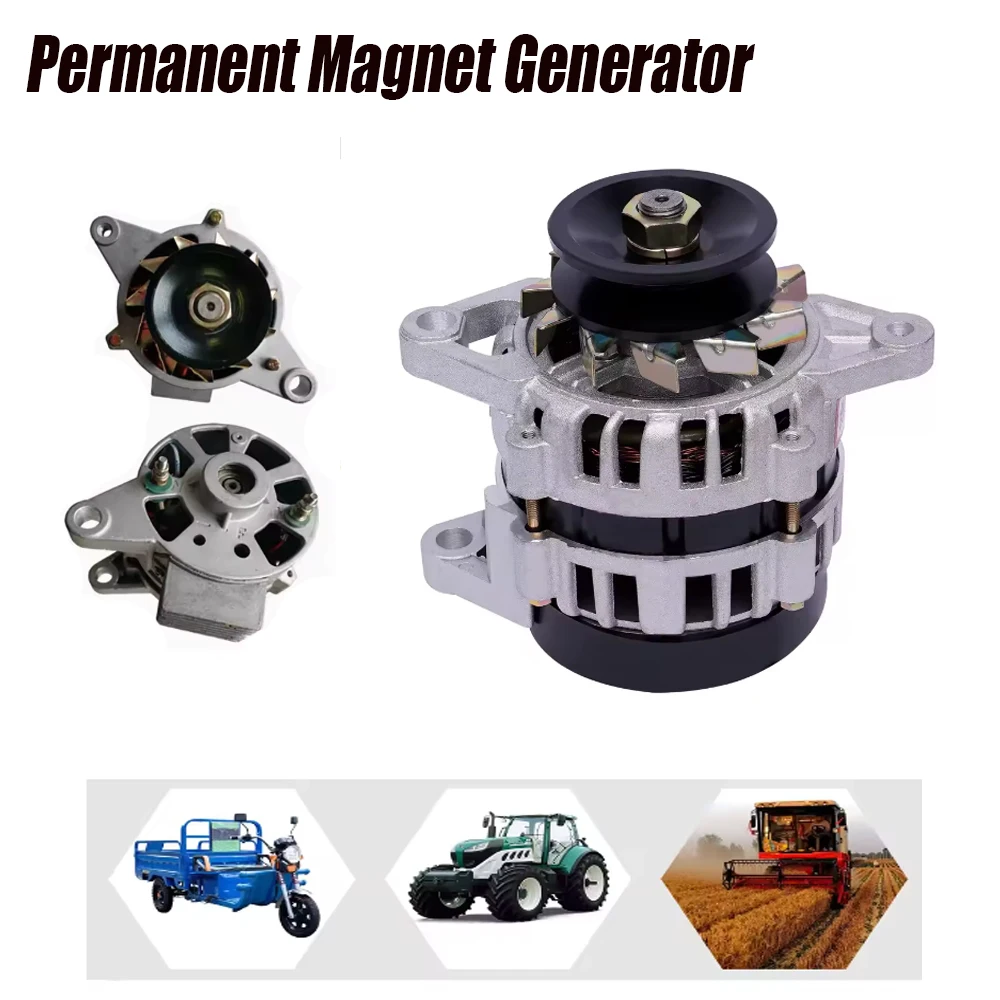 High-Power Generator Permanent Magnet Brushless Constant Voltage Pure Copper Wire Core Alternator 500W 750W 1000W