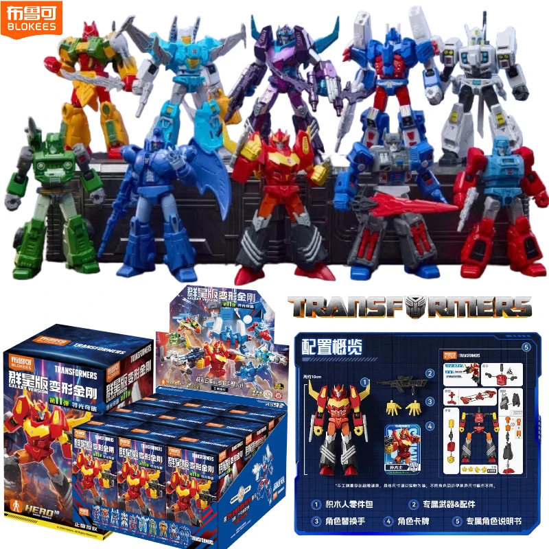 BLOKEES Transformers Sammlermodell Optimus Prime Rodimus Prime Ultra Magnus Mehrere Roboterfiguren Tischdekoration Geschenke