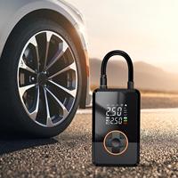 Tire Inflator Portable Air Compressor 130 PSI Portable Lighted Tire Inflator Smart Air Compressor For Car Bike Auto Truck Road