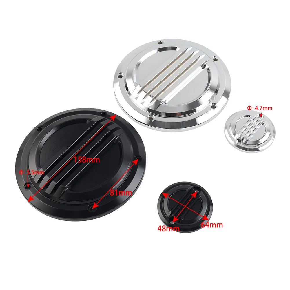 Chrome Motorcycle Derby Cover Timing Timer Cover For Harley Davidson Softail 2018 2019 2020 2021 2022