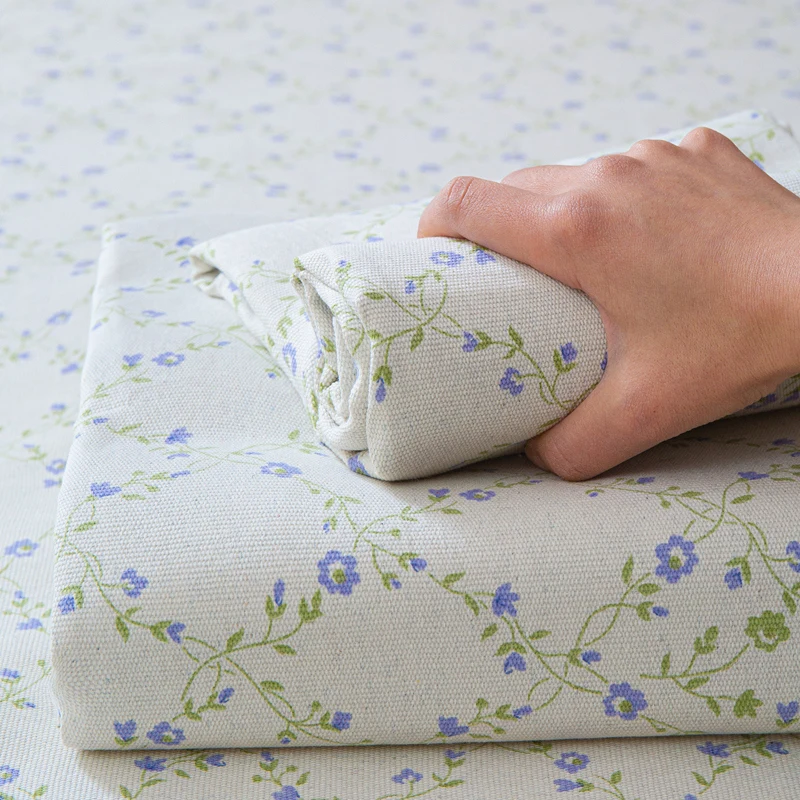 

"100% Cotton Thickened Bed Sheet Plant Flowers Printed Single Double Top King Sheets Pure Cotton Single Size Kids Bed Linen "