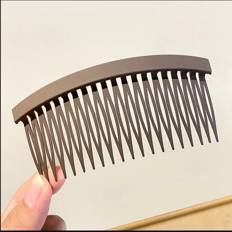 Women Fashion Hair Comb Large Simple Hairpin Bangs Fixed Arrangement Broken Hair Headband Back Head Comb Hair Accessories image 2