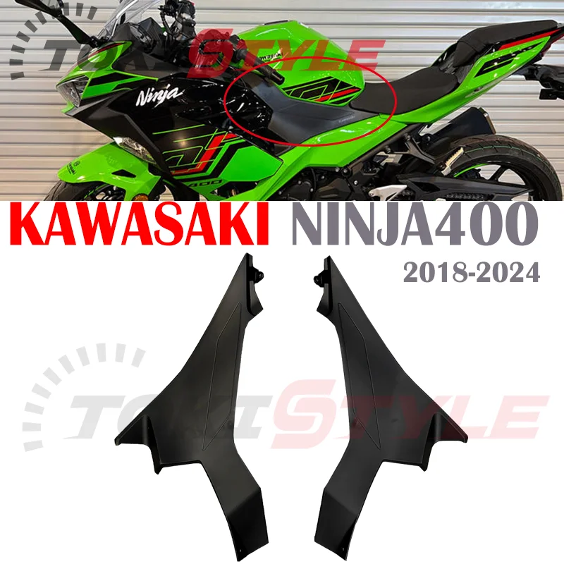 For Kawasaki Ninja 400 EX400 2018- 2024 Motorcycle Fuel Tank Side Plate ABS Injection Fairing 400 EX400 18- 22 Accessories