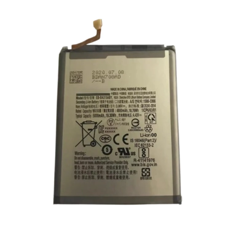 4860mAh サムスン ギャラクシー A31 A31S A315 EB-BA315ABY 携帯電話バッテリー