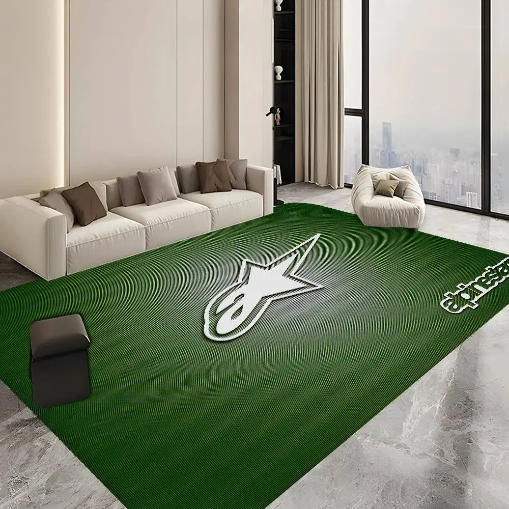 AlpinestarS logo Floor Mat Rectangle Anti-slip Home Soft Badmat Front Door Indoor Outdoor Mat Welcome Doormat