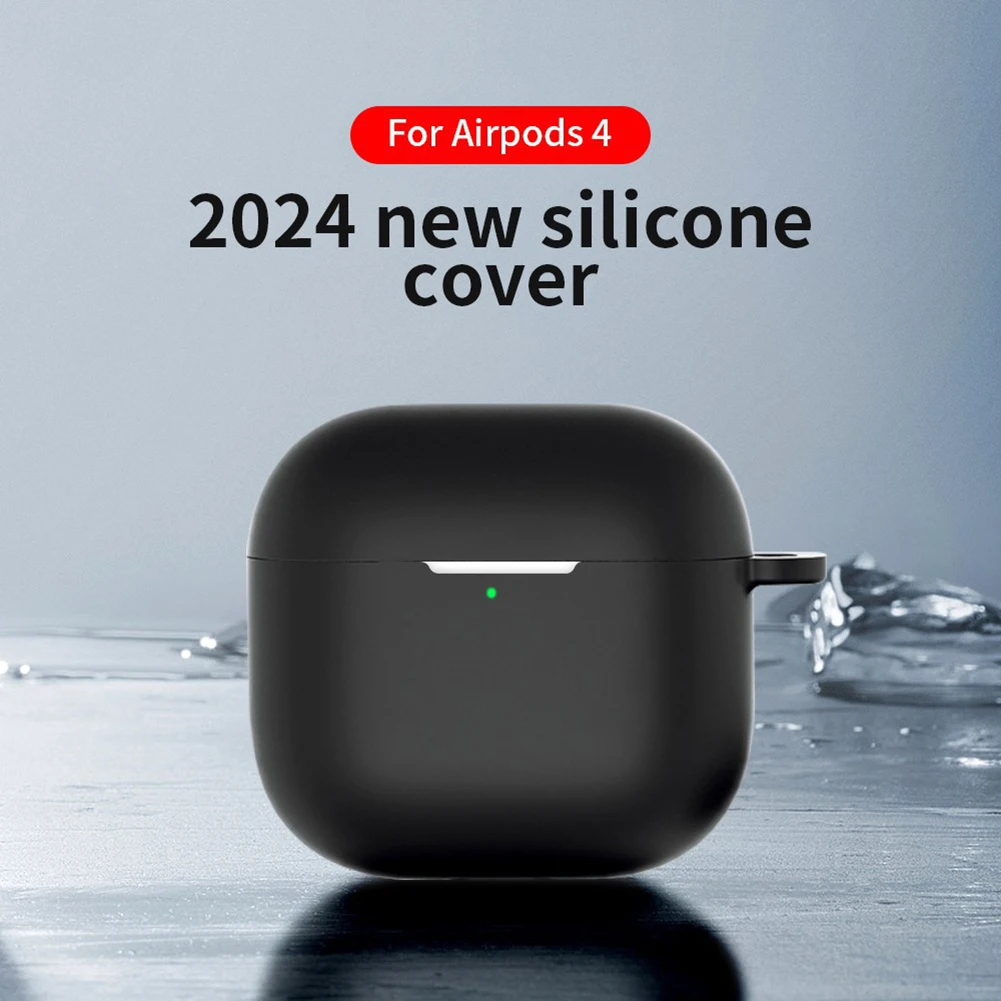 Силиконовый защитный чехол для наушников Airpods 4 (2024)