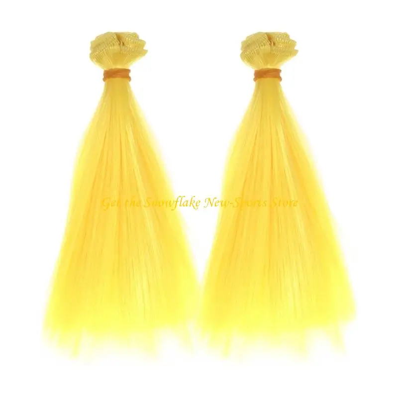E56D 2Pcs Synthetic Fiber Fly Tying Materials With Smooth Texture Easy to Use