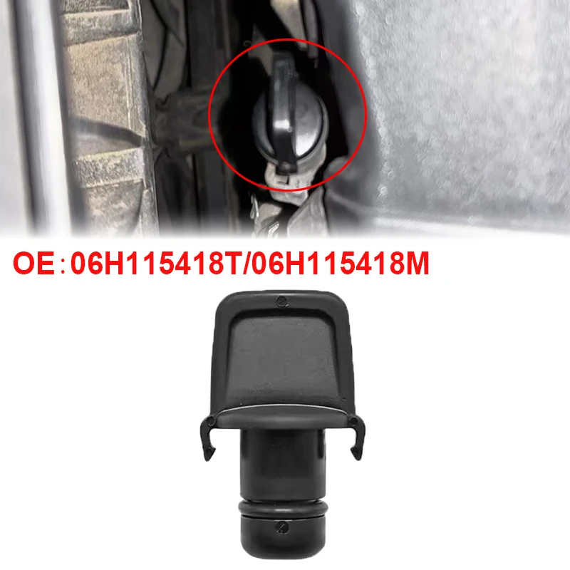 1x plugue de vedação de vareta de óleo para touareg audi a3 a4/s4 avant/quattro a6/s6 avant quattro a7 a8 q5 q7 q8 06h115418t 06h115418m