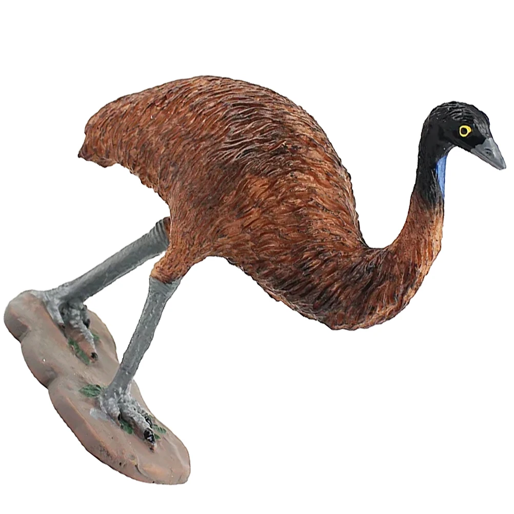 

Simulation Ostrich Lifelike Plastic Animal For Kids Decorative Desktop Home Office Ornament Ostrich Figures Small Statue