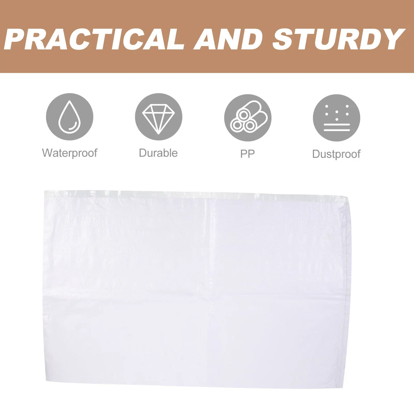 

16pcs Waterproof Woven Sandbags Heavy Duty Flood Prevention Barriers For Home Garage Outdoor Multi-Function Storage Bags