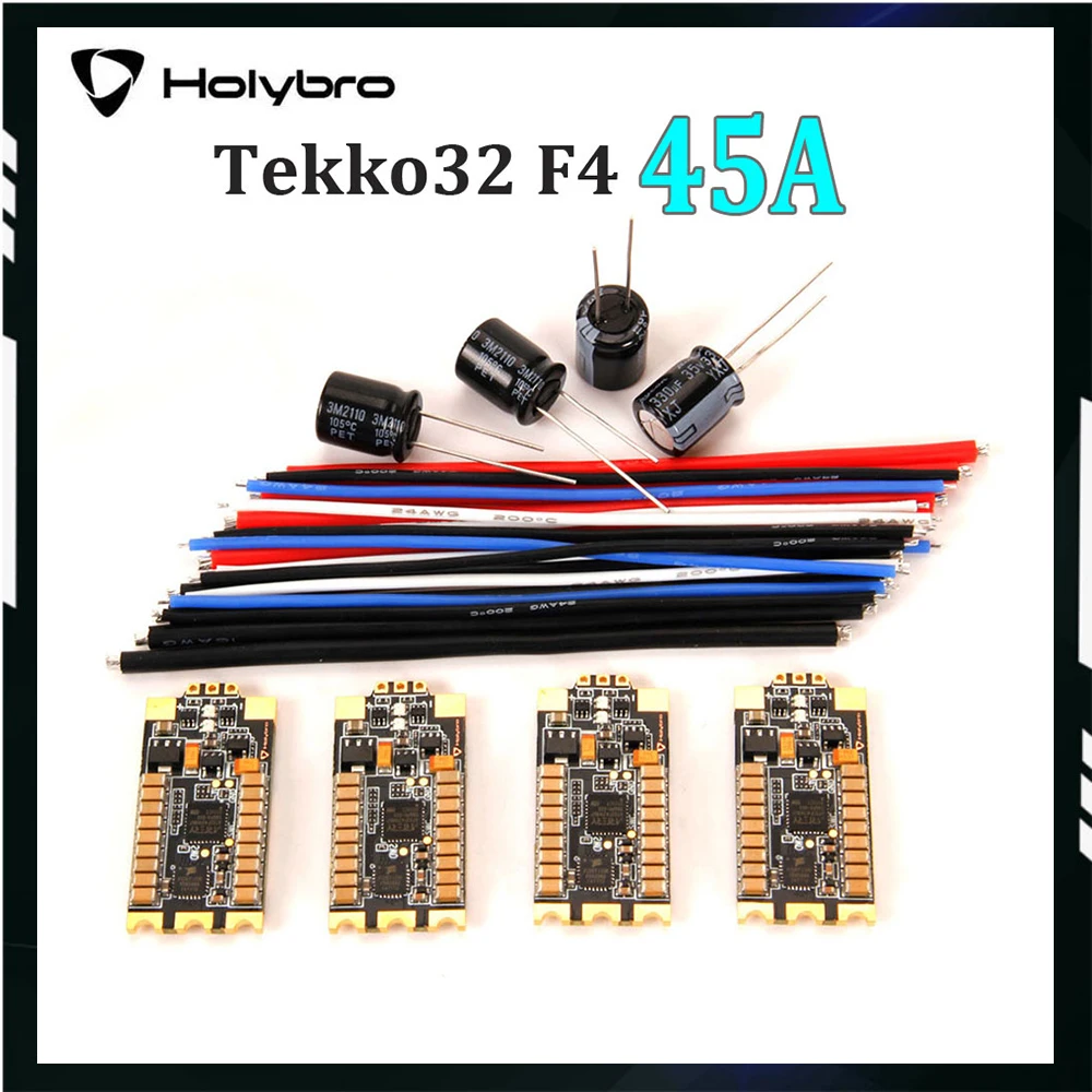 Holybro Tekko32 F4 45A Brushless ESC BLHeli_32 Bit 2-6s Dshot1200 Compatible BetaflightF3/F4 Flight Controller for RC FPV Drone