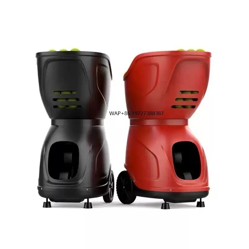 PT9001 Intelligent Tennis Serving Machine Trainer Multifunctional Features 150+ Ball Capacity Built-in Serve Direction Control