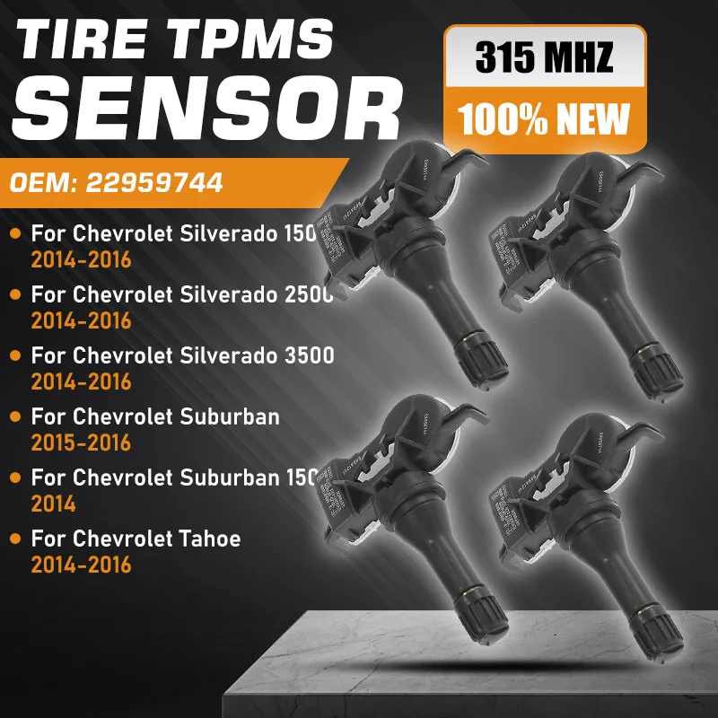 

Car Tire Pressure Monitoring Sensor For TPMS Chevrolet Silverado Chevrolet Suburban Chevrolet Tahoe 2014 2015 2016 Accessories