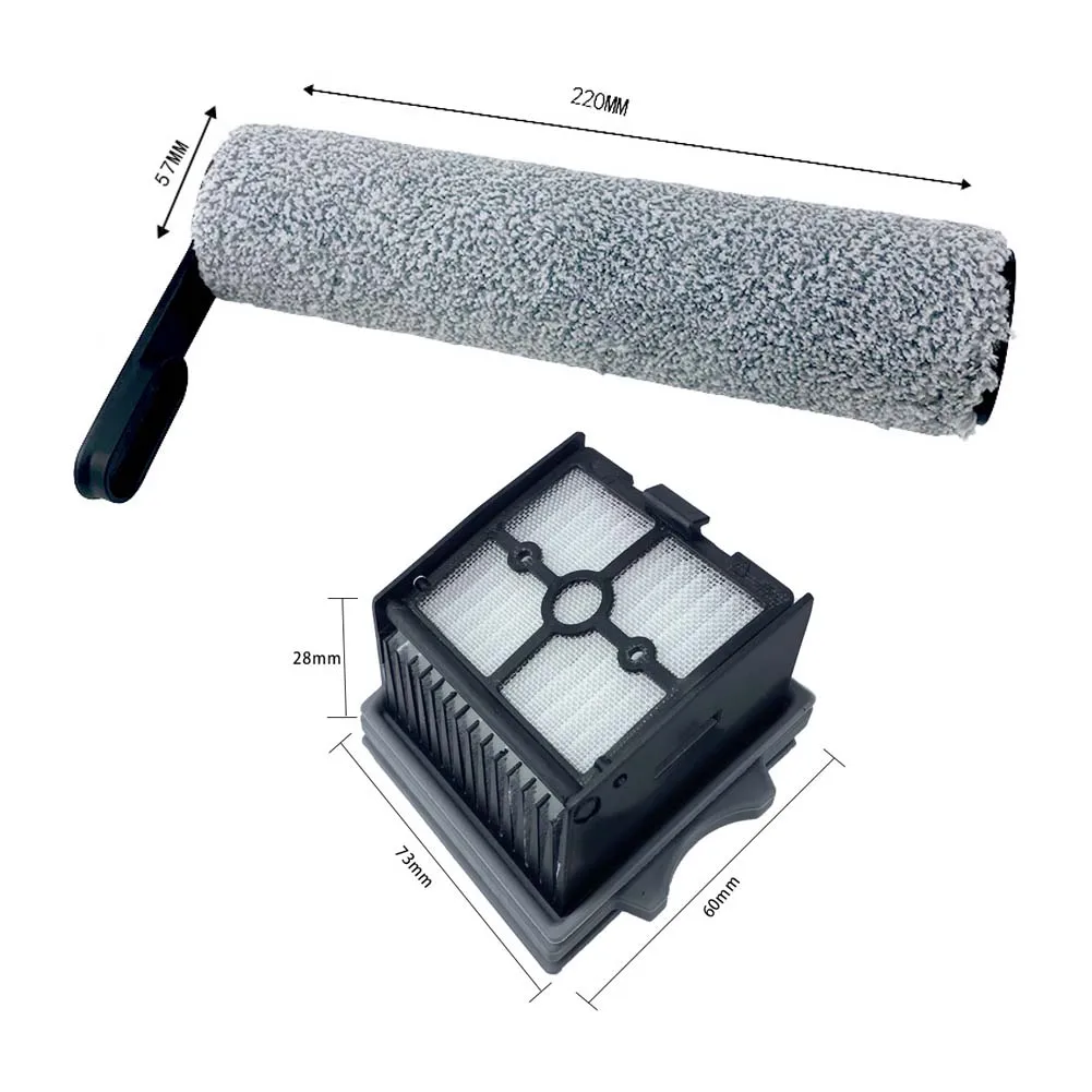 Replacement Roller Brush HEPA Filter Kit For Tineco Floor S5 For Combo Washable High Filtration Hair Wrap Wet Dry Washer Spare