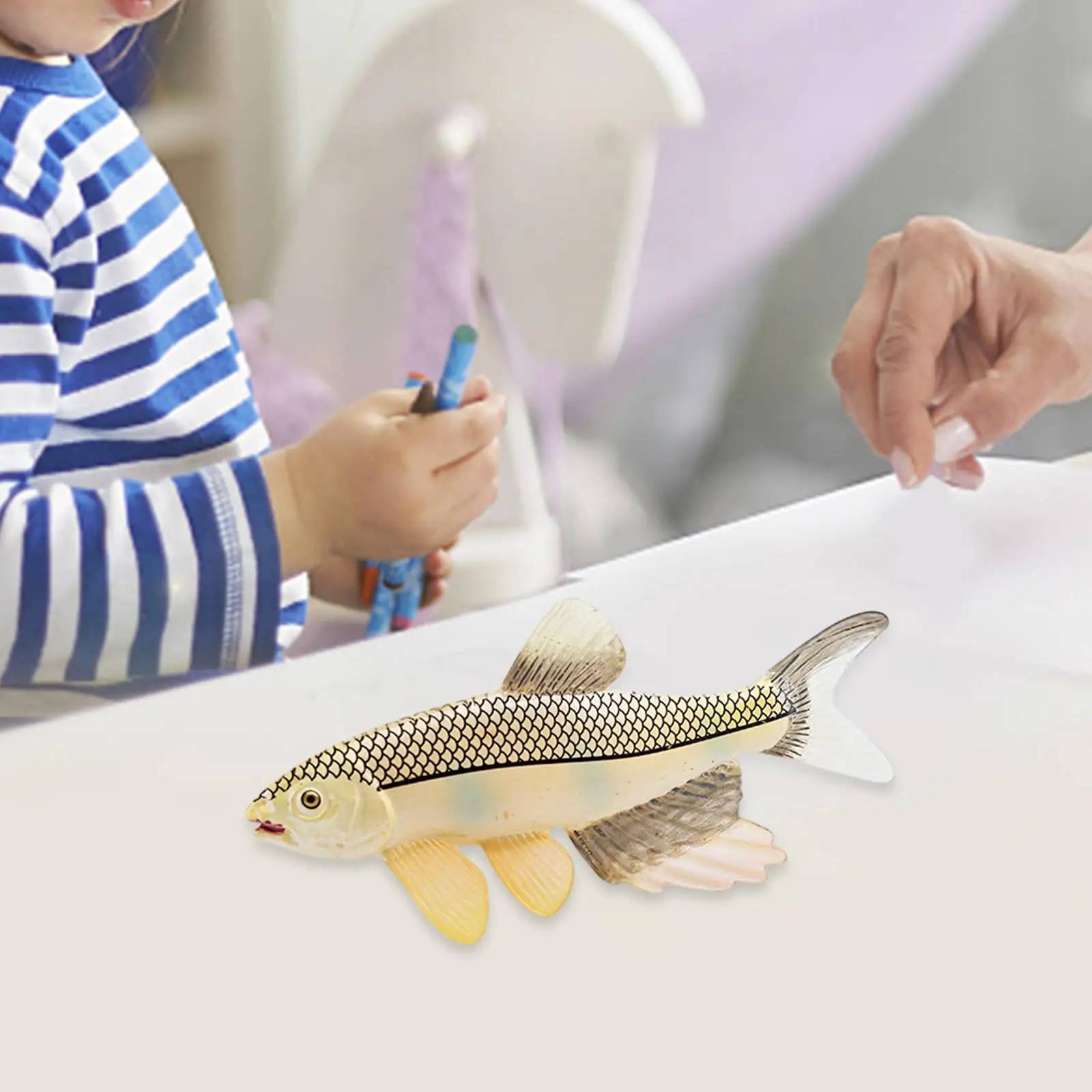 Lifelike Marine Animal Figure Toys Mini Fish Sea Animal Toys Preschool Learning for Science Educational Props