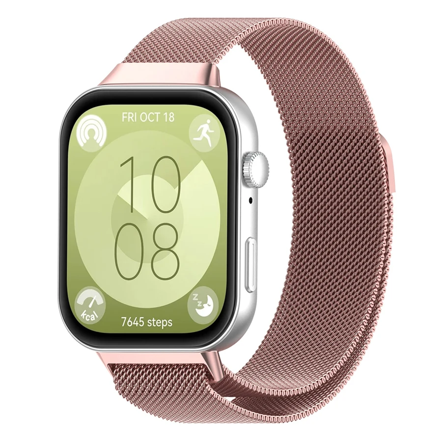 Magnetische Milanese band voor Huawei Watch Fit 3/4/4Pro/5/5Pro armband polsband voor Huawei Fit 3 4 5 Pro roestvrijstalen band