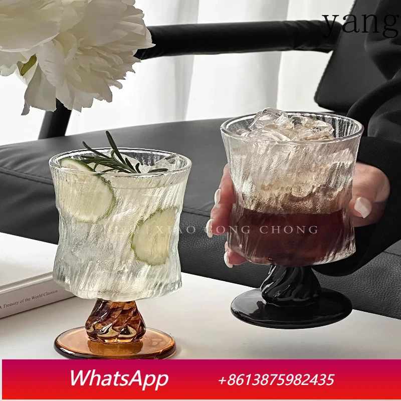 

YJQ Palace Wind Glacier Goblet Light Luxury Premium Juice Drink Cup