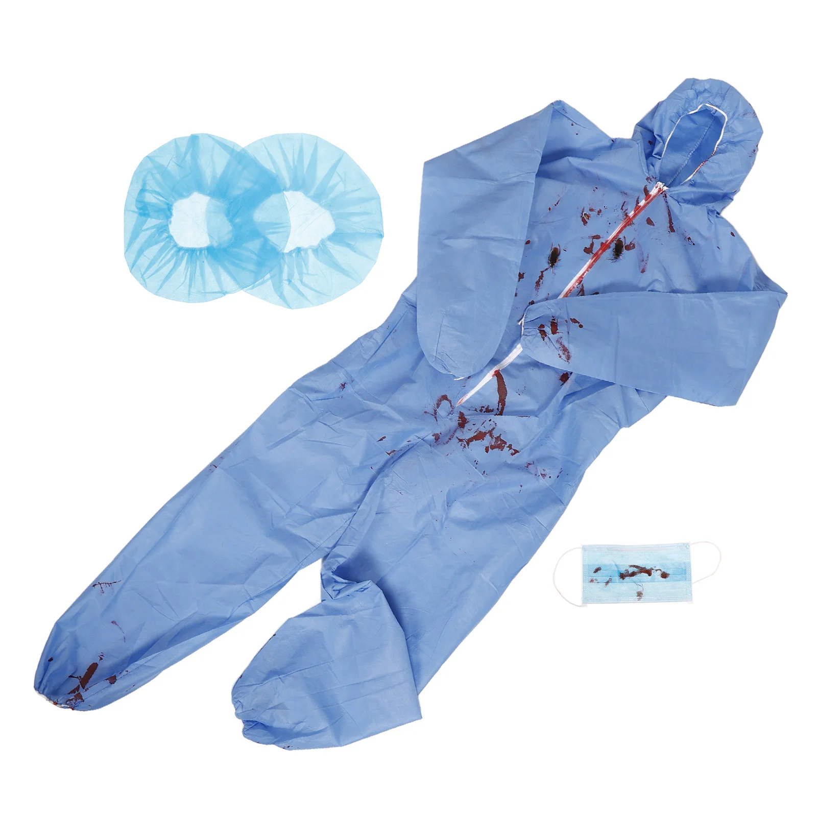 

Horror Doctor Costume Adult Cosplay Uniform Bloodied Surgeon Outfit Halloween Party Adults Role Play Clothes Size One